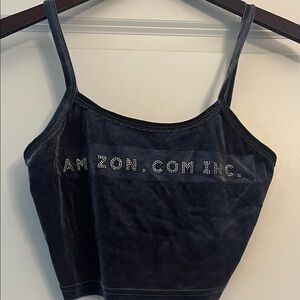 Fashion Brand Company velvet crop tank